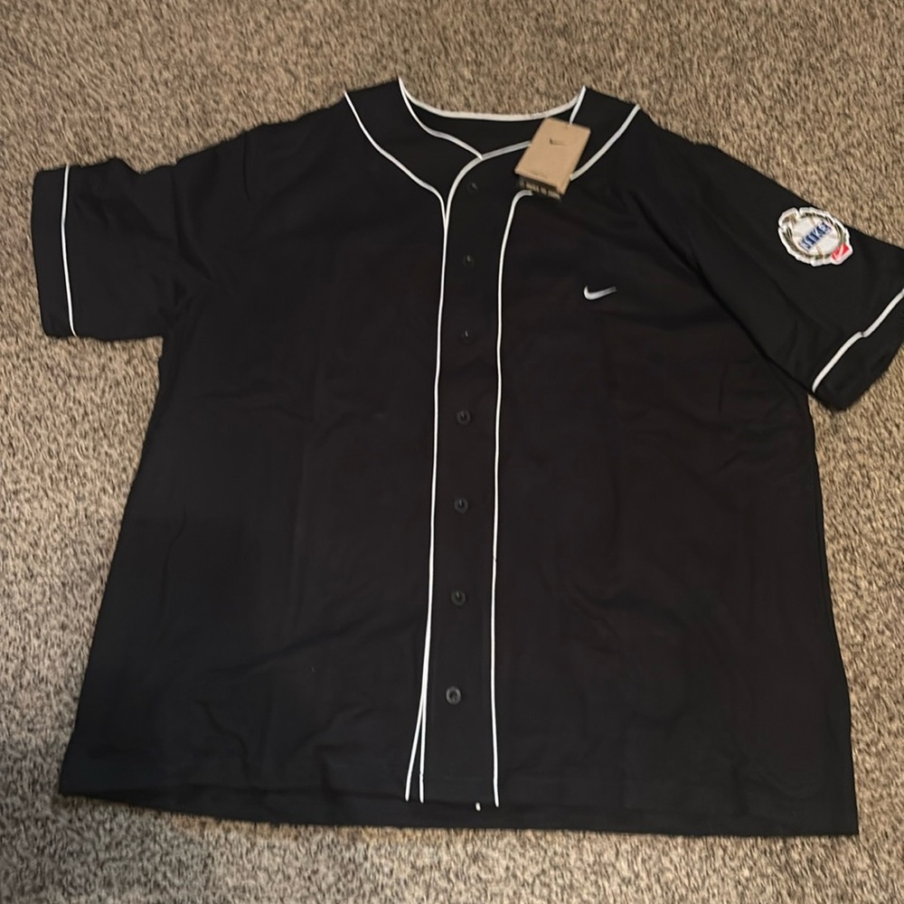 Nike Black Baseball 3XL Short .